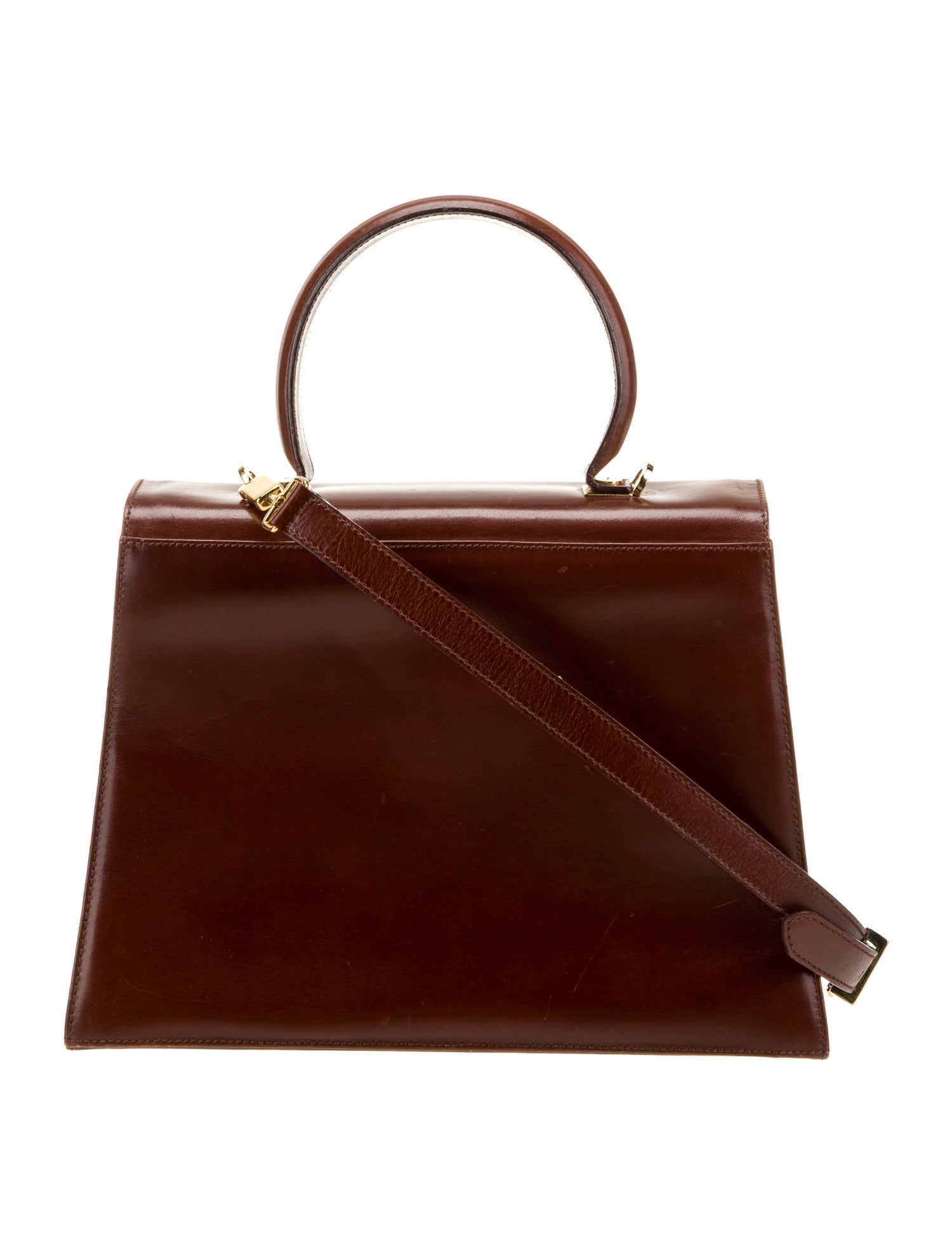 Salvatore Ferragamo Leather Top Handle Bag